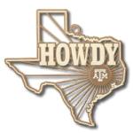 Product Description: "Howdy"</br>You won't be on campus very long before you hear it-"Howdy" - the official greeting of Texas A&M. The University is known for its welcoming attitude and for making sure no one who visits the campus feels like a stranger. Students are encouraged to greet everyone they pass on campus with a smile and a "howdy." Visitors often tell stories of looking lost only to have an Aggie walk up, say "Howdy," offer to help and walk with them to make sure they arrive at their destination.</br></br>The origins of Aggies saying "Howdy" is unknown, but it is one tradition that sets Texas A&M apart as one of the friendliest campuses in the world.</br> 2014-Howdy